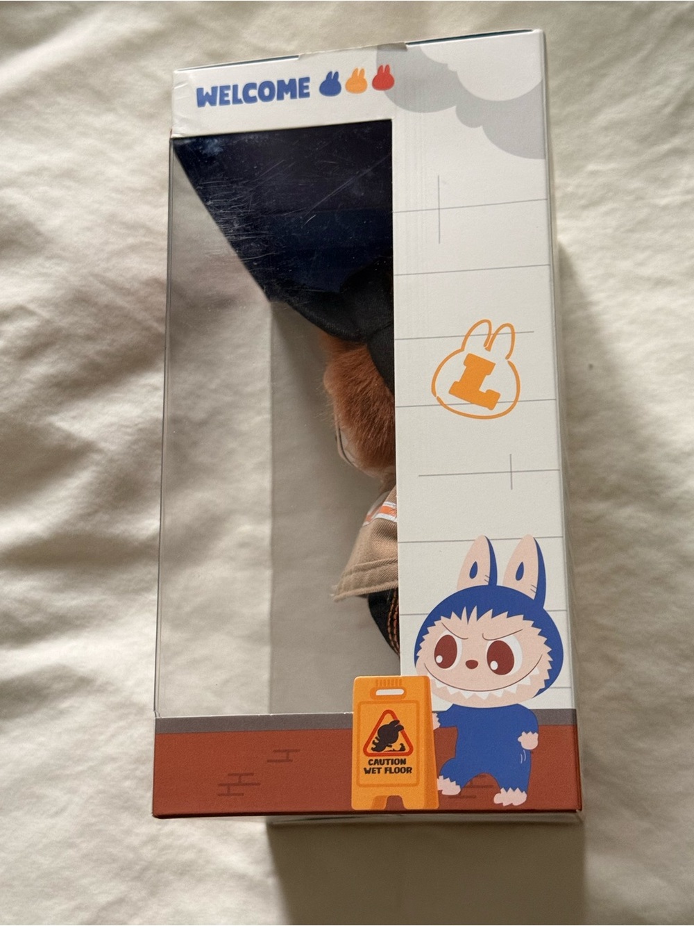 Popmart Wacky Mart Series Brown Plush Figure -Labubu Character - Picture 2 of 6